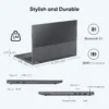 15.6" 2-in-1 Laptop | 16GB DDR4 RAM 512GB Storage | AMD Ryzen 3 3200U (up to 3.5GHz) | AMD Radeon Vega 3 | FHD Touchscreen | Windows 11 Pro | Wi-Fi 5 | BT5.1 | RJ45 | Backlit Keyboard, Gray