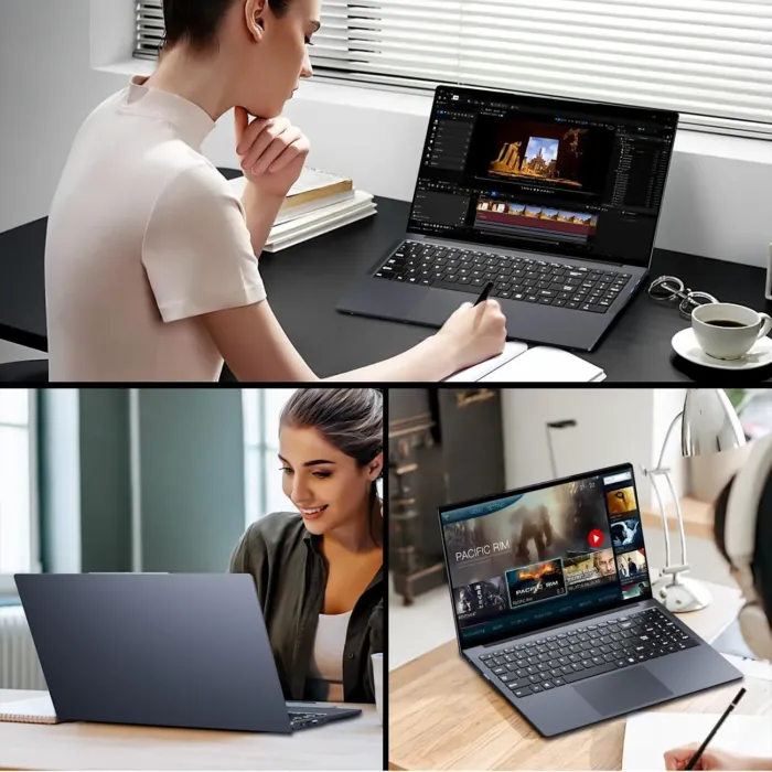 15.6 inch Laptop, Laptops with Core I3 (up to 3.40GHz), Gaming Laptop 16GB DDR3 512GB ROM, FHD 1920 x 1080, Win11 Traditional Laptop Computers with WIFI BT 5.0 Netbook For Student Business Work - Image 3