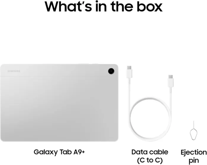 Samsung Galaxy Tab A9+ Plus 11” 64GB Android Tablet, Big Screen, Quad Speakers, Upgraded Chipset, Multi Window Display, Slim, Light, Durable, Kids Friendly Design, US Version, 2024, Silver - Image 10