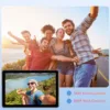 2024 Tablet 10 Inch Android 14 Tablets, 12GB RAM+128GB ROM(Expand to 1TB), Octa Core 1280 * 800 IPS HD Display Android Tablet, Unisoc A523 CPU, 5G/2.4G WiFi, Dual 5MP+8MP Camera,(Gray)