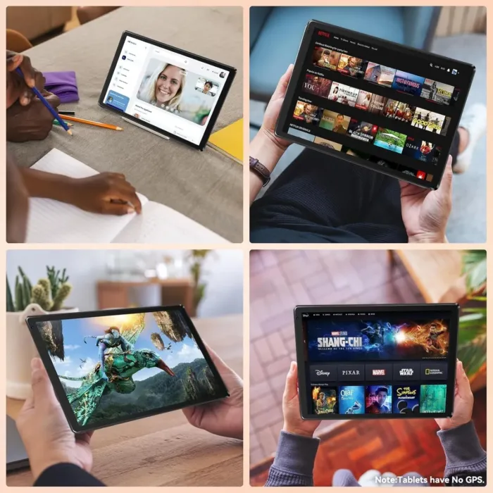 Tablet,10.1" Android Tablet with Octa-core Processor 10GB RAM 128GB ROM HD IPS Touchscreen 8H Battery, Wi-Fi 6, BT 5.0, Dual Camera, Google Tablets 2025 - Image 10