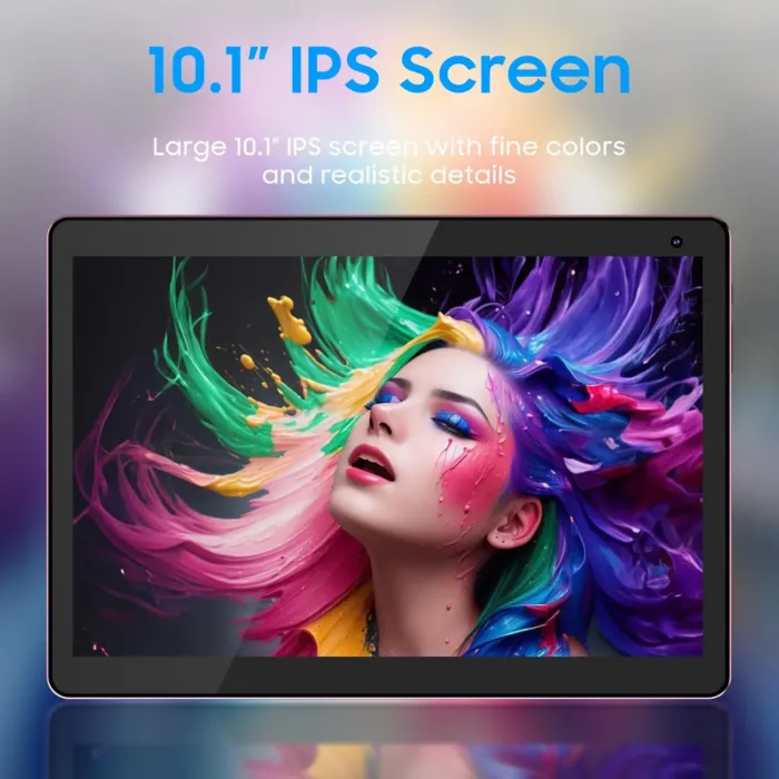 COOPERS Tablet 10 inch, Android 14 Tablet, 32GB ROM 1TB Expand Computer Tablets, Quad Core Processor 6000mAh Battery, 1280x800 IPS Touch Screen, 2+8MP Dual HD Camera, Bluetooth WiFi Tablet PC - Image 3
