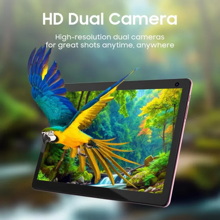 COOPERS Tablet 10 inch, Android 14 Tablet, 32GB ROM 1TB Expand Computer Tablets, Quad Core Processor 6000mAh Battery, 1280x800 IPS Touch Screen, 2+8MP Dual HD Camera, Bluetooth WiFi Tablet PC - Image 4