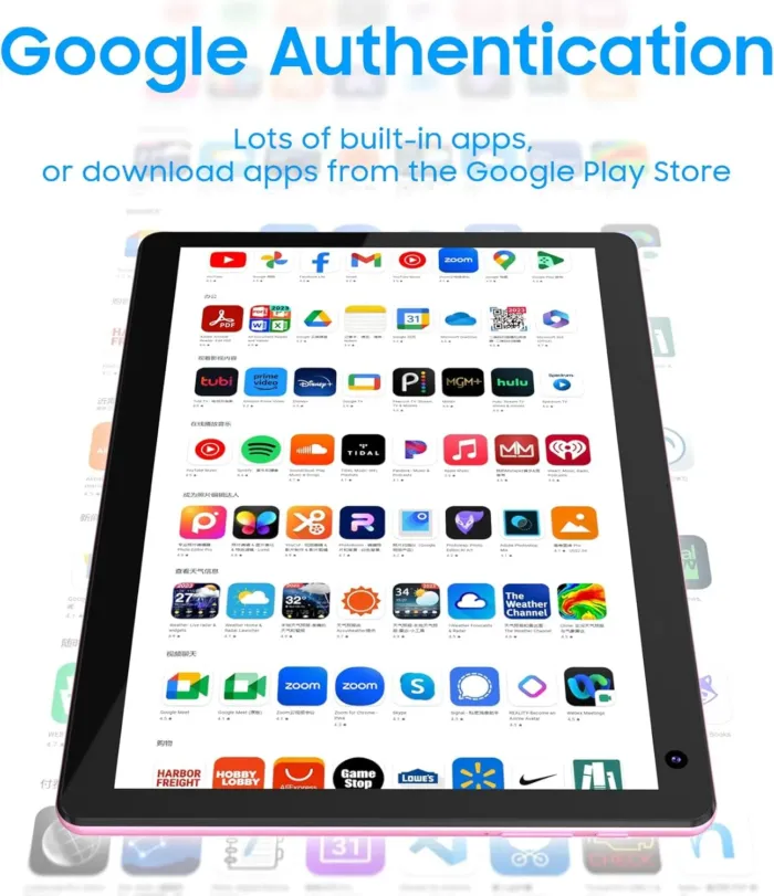 COOPERS Tablet 10 inch, Android 14 Tablet, 32GB ROM 1TB Expand Computer Tablets, Quad Core Processor 6000mAh Battery, 1280x800 IPS Touch Screen, 2+8MP Dual HD Camera, Bluetooth WiFi Tablet PC - Image 5