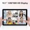 Android Tablet, 10.1 inch Android 13 Tablets 6GB RAM 64GB ROM 1TB Expand, 1280x800 IPS HD Touchscreen,6000mAh Battery, Bluetooth, Dual Camera, GMS, WiFi (Black)