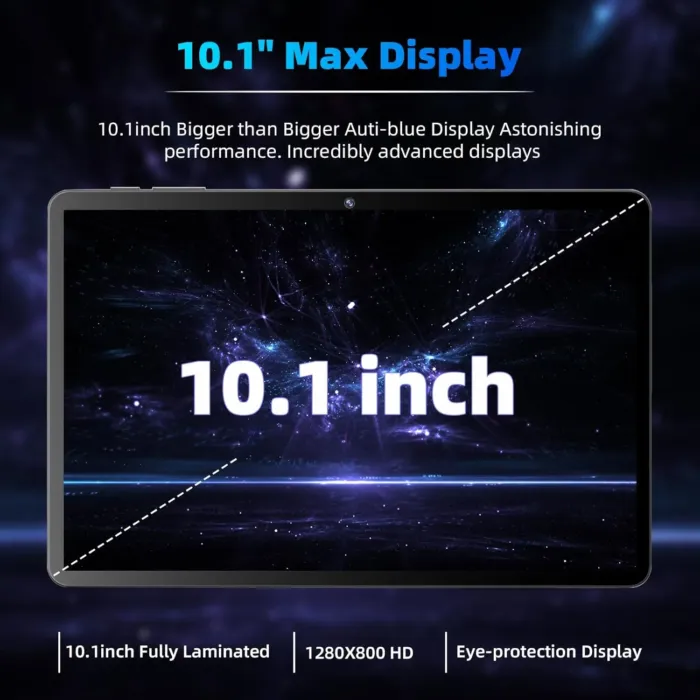 Android 14 Tablet,10 inch Tablets, Octa Core Processor, 10GB+64GB+512GB Expansion, 1280x800 HD IPS Display Screen, Wi-Fi6, Dual Camera, 6000mAh Battery Tablet PC,Support Widevine L1 Google Kids Space - Image 5