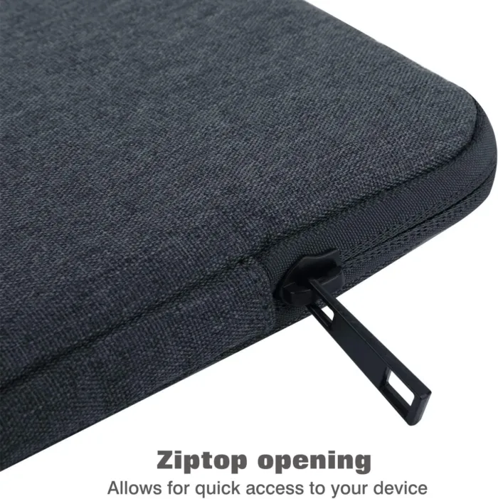 MoKo 9-11 Inch Tablet Sleeve Bag Carrying Case Fits New 11inch iPad Air M3, iPad A16 2025, iPad Pro 11 M4, Air 5/4/3, iPad 10/9/8th Gen, Tab S8/S9 11", Space Gray - Image 6