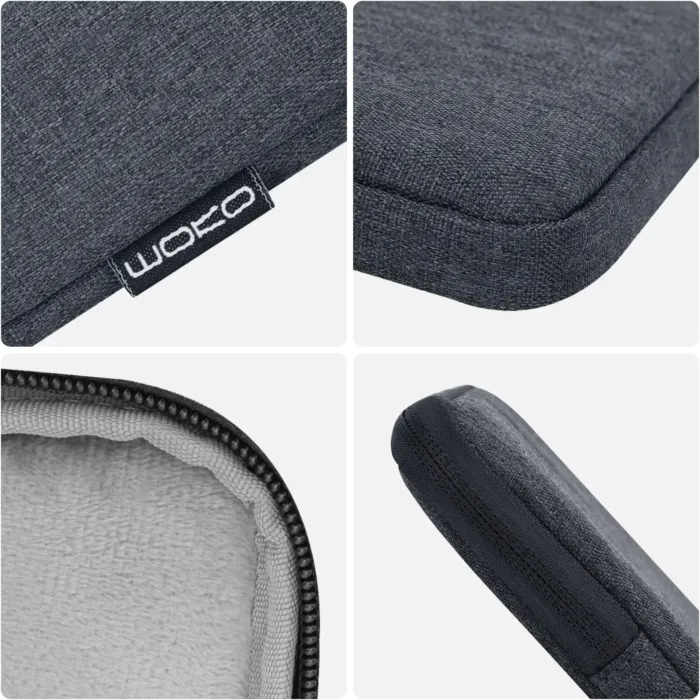MoKo 9-11 Inch Tablet Sleeve Bag Carrying Case Fits New 11inch iPad Air M3, iPad A16 2025, iPad Pro 11 M4, Air 5/4/3, iPad 10/9/8th Gen, Tab S8/S9 11", Space Gray - Image 7