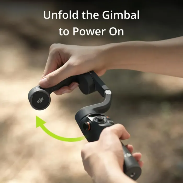 DJI Osmo Mobile 6 Gimbal Stabilizer for Smartphones, 3-Axis Phone Gimbal, Built-In Extension Rod, Object Tracking, Portable and Foldable, Vlogging Stabilizer, YouTube TikTok, Slate Gray - Image 4