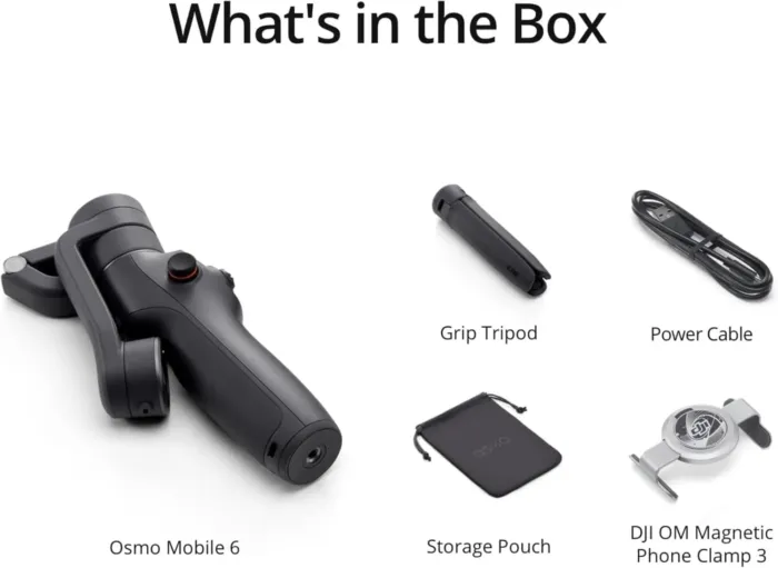 DJI Osmo Mobile 6 Gimbal Stabilizer for Smartphones, 3-Axis Phone Gimbal, Built-In Extension Rod, Object Tracking, Portable and Foldable, Vlogging Stabilizer, YouTube TikTok, Slate Gray - Image 10