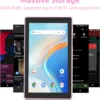 Android 15 Tablet, 7 Inch Tablet, 6GB RAM 32GB ROM/ 1TB Expandable, 5MP Camera, 1.6Ghz Quad-core Processor, 3000mAH Battery Tableta PC, Wi-Fi 6 BT 5.0 7'' Android Laptop