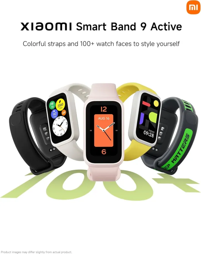 Xiaomi Smart Band 9 Active Global Version 1.47'' Display 18-Day Battery Life Modes All-Day Health and Fitness Monitoring 5ATM (Black) - Image 5
