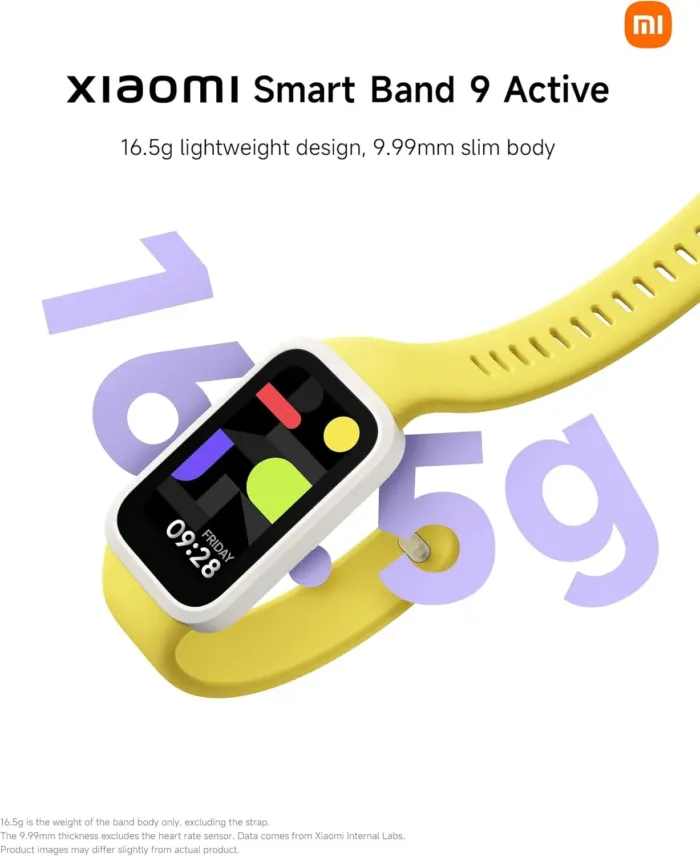 Xiaomi Smart Band 9 Active Global Version 1.47'' Display 18-Day Battery Life Modes All-Day Health and Fitness Monitoring 5ATM (Black) - Image 7
