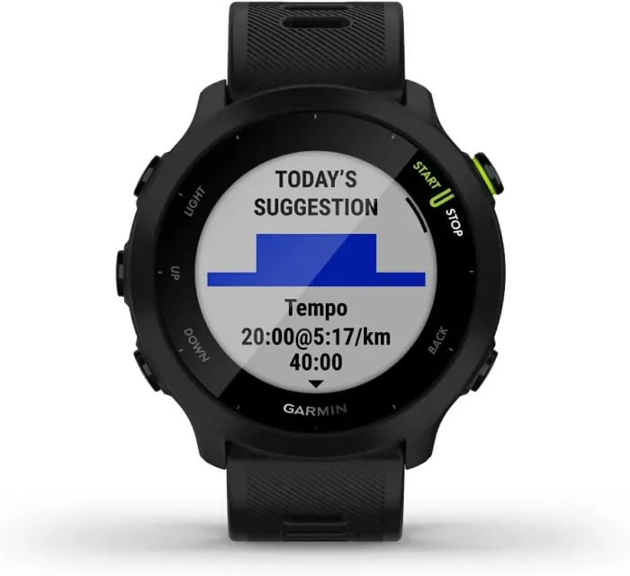 Garmin Forerunner 55, GPS Running Watch with Daily Suggested Workouts, Up to 2 weeks of Battery Life, Black - 010-02562-00 - Image 7