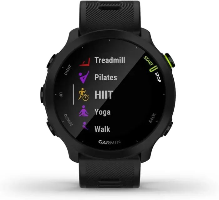 Garmin Forerunner 55, GPS Running Watch with Daily Suggested Workouts, Up to 2 weeks of Battery Life, Black - 010-02562-00 - Image 8