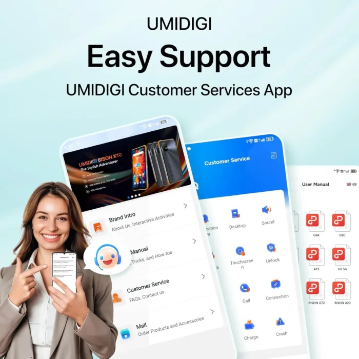 UMIDIGI G9C Android 14 Unlocked Cellphone,Octa-core 12GB +128GB Expand 1TB Unlocked Smartphone,6.75" HD+ 90Hz,5000mAh Battery,50MP Camera,GPS,BT 5.5,NFC,AI Face Unlock,Warranty,Black - Image 7