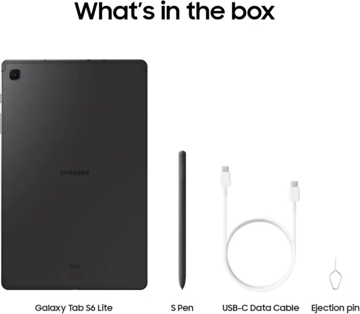 SAMSUNG Galaxy Tab S6 Lite 10.4' 64GB WiFi Android Tablet, S Pen Included, Gaming Ready, Long Battery Life, Slim Metal Design, Expandable Storage, US Version, Oxford Gray, Amazon Exclusive (2024) - Image 10