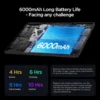 Android Tablet, 10.1 inch Android 14 Tablet, Octa-core CPU, 2 Years Protection, RAM 12GB, ROM 64GB (Up to 2 TB), 800x1280 Resolution, WiFi 6 & Bluetooth 5.4, Dual Speakers, 5MP+8MP, 6000mAh, Black