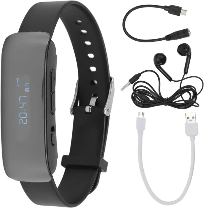 Digital Voice Recorder Watch, Bracelet Recording Device with 90mAh Battery, Wristband, MP3 Recorder with Timing Recording Audio Device, Watch Voice Activated Recorder (4G) - Image 7
