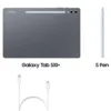 SAMSUNG Galaxy Tab S10+ Plus 12.4” 256GB, Android Tablet, Circle to Search, Sketch to Image, Durability, Long Battery Life, AMOLED 2X Screen, S Pen Included, US Version, 2024, Moonstone Gray