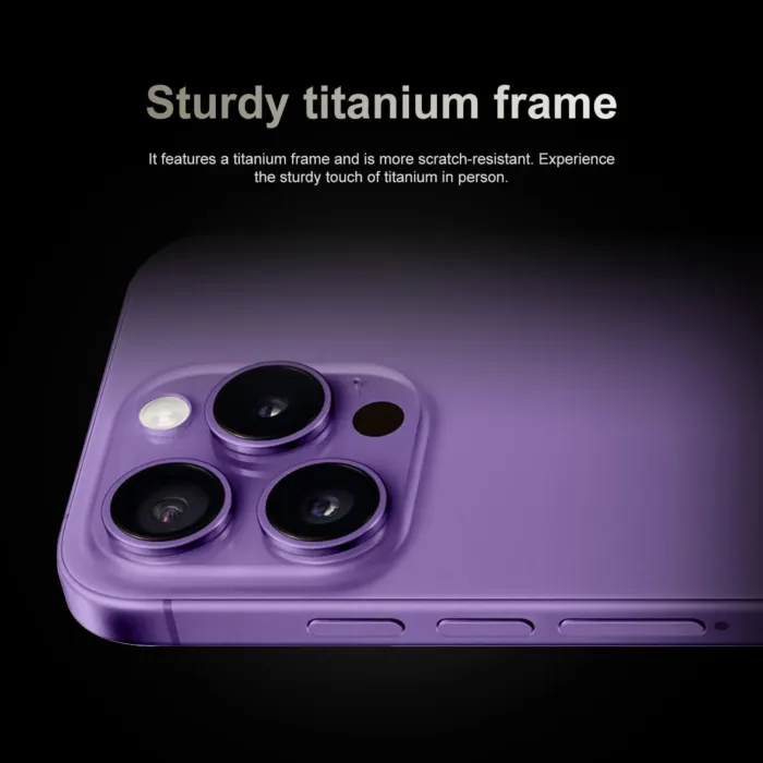 A15 Promax, 5G Net Unlocked Cell Phone, 8+512GB Android Phones, Android 14.0, 120Hz,108MP Camera, 5G Dual SIM Smartphone, 6800 mAh Battey Android Phone, Unlocked for All Carriers (Purple) - Image 3