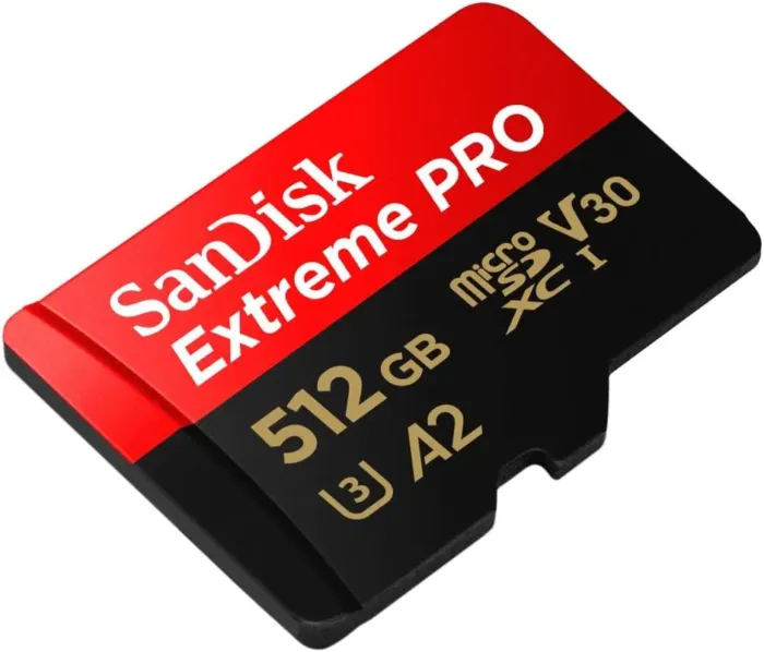 SanDisk Extreme PRO microSDXC UHS-I Memory Card 512 GB + Adapter & RescuePRO Deluxe (for Smartphones, Action Cameras or Drones, A2, Class 10, V30, U3, 200 MB/s Transfer) - Image 3