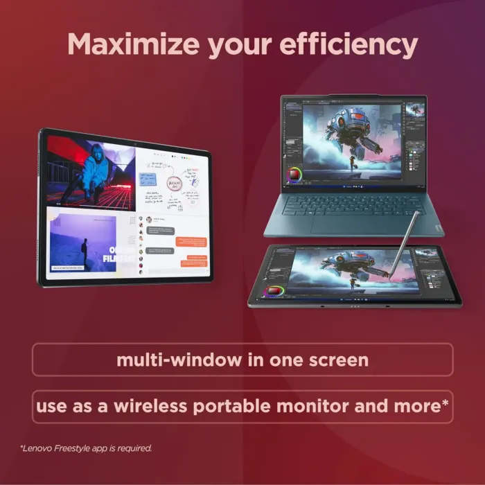 Lenovo Tab P12 - Expansive Touchscreen Tablet - 12.7" 3K Display - 13MP Camera - 8GB Memory - 128GB UFS Storage - Android 13 - Dolby Atmos - Quad JBL Speakers - Pen Included - Image 9