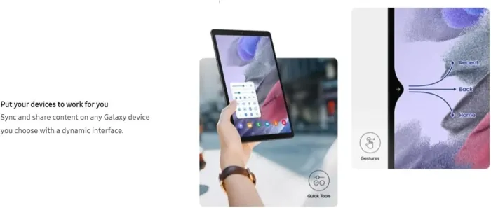 SAMSUNG Galaxy Tab A9 4G LTE (64GB, 4GB, Cellular) 8.7" Android Tablet, Octa-core (6nm), Dual Speakers (International Model Fully Unlocked for US & Global) X115 (w/ 15W Fast Charger, Graphite) - Image 8