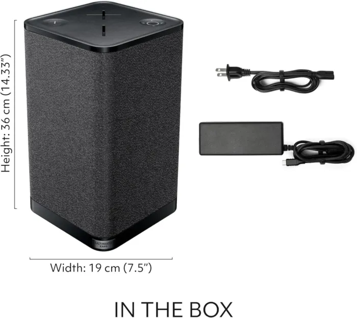 Ultimate Ears Hyperboom Portable Bluetooth Speakers, Loud Party Speaker, Big Bass, Water Resistant IPX4, 150 Ft Range, USB-C – Black - Image 8