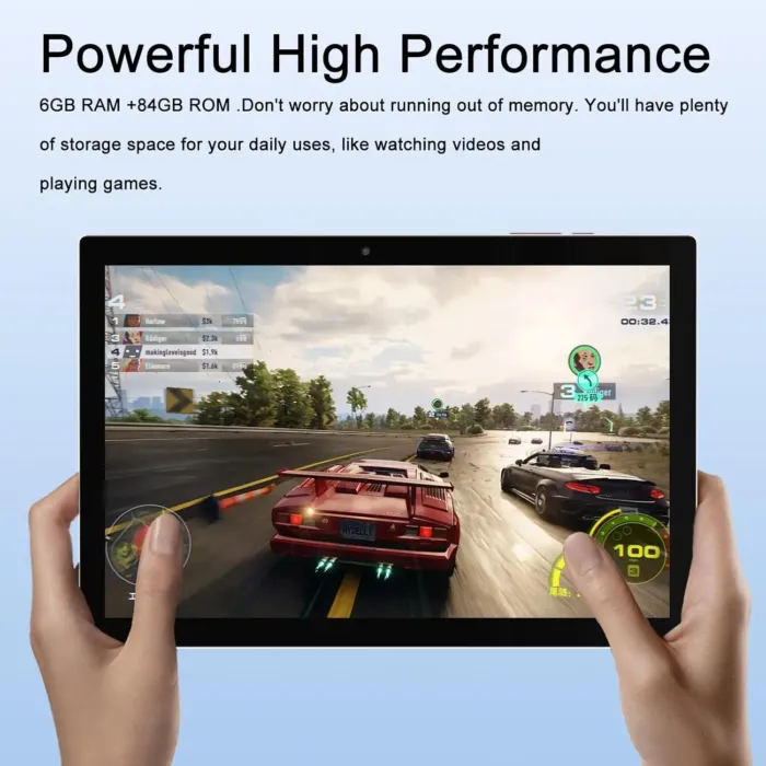 Tablet Android 14, Tablets 10 inch 8GB RAM+ 64GB ROM+ 1TB Expandable Tablet PC, 1280 * 800 IPS Screen, Dual Camera, Powerful Processor, 6000mAh Battery, Bluetooth,WiFi, Google Certified - Image 4