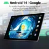 Android Tablet, 10.1" Android 14 Tablets 12GB(4+8)+128GB, 1280x800 HD Touchscreen, 8-Core, 7000mAh Large Battery, 13MP+5MP Camera, Widevine L1, Bluetooth Wi-Fi 6 Android Tablet Gaming, Kids Space