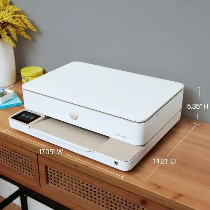 HP Envy 6155e Wireless All-in-One Color Inkjet Printer, Print, scan, Copy, Duplex Printing Best-for-Home, 3 months of Instant Ink included (714L5A) - Image 4