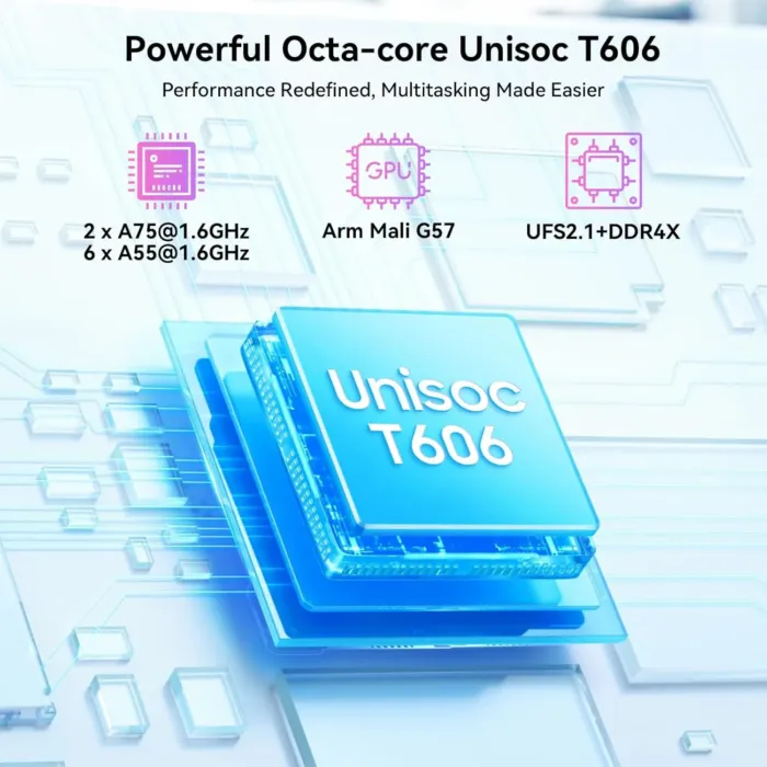 Tablet 2025 Latest Android 15 Tablets with 10.1 Inch Incell Display, 24GB RAM 256GB ROM /2TB TF, Gemini AI, T606 Octa-Core+8MP Camera, 5000mAh, Widevine L1, 2 in 1 Tablets with Keyboard Mouse Stylus - Image 7