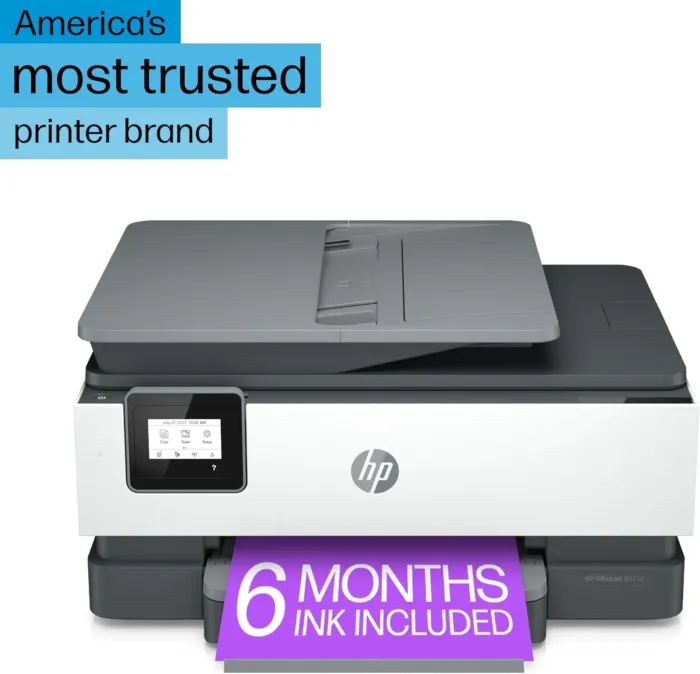 HP OfficeJet 8015e Wireless Color All-in-One Printer, 6 months of Instant Ink included - Image 4