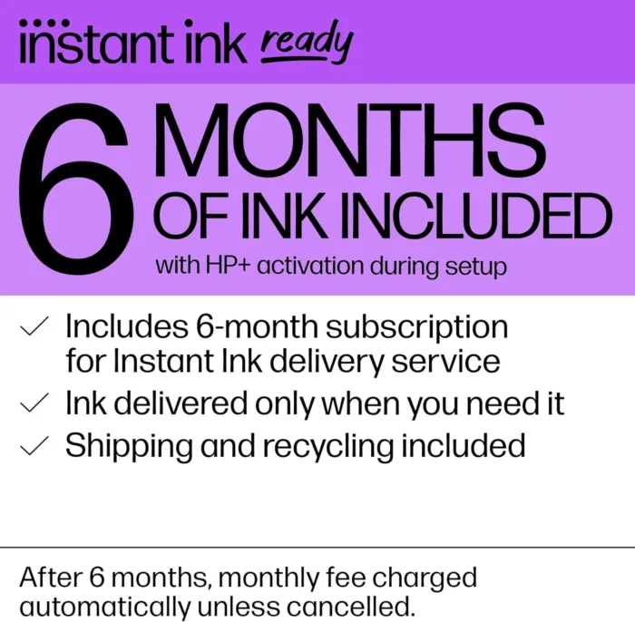 HP OfficeJet 8015e Wireless Color All-in-One Printer, 6 months of Instant Ink included - Image 9