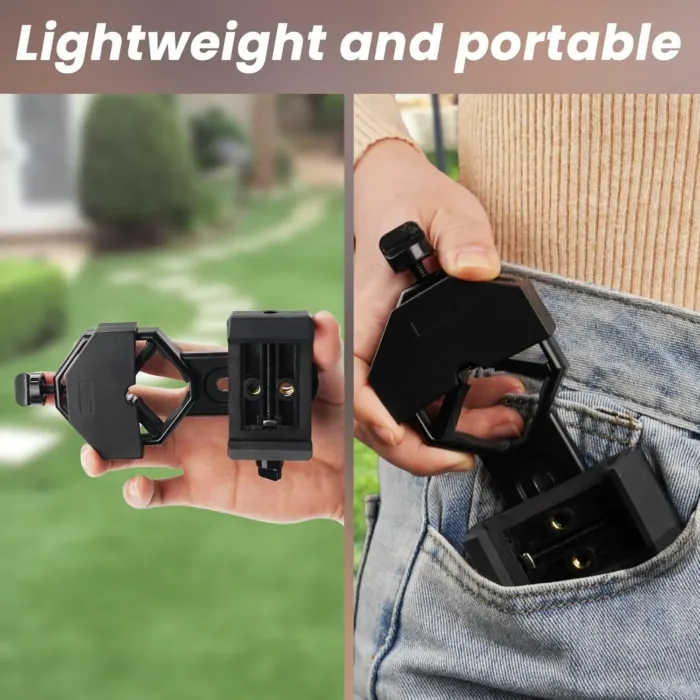 GOSKY Smartphone Adapter Mount Regular Size - Compatible with Binoculars, Monoculars, Spotting Scopes, Telescope, Microscopes Fits almost all Smartphones on the Market Record Nature and The World - Image 6