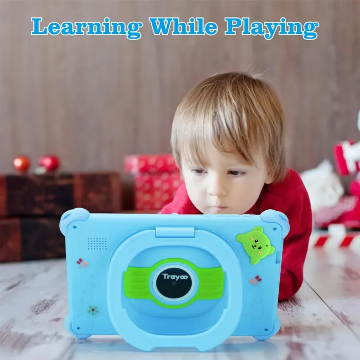 Kids Tablet, 7 inch Tablet for Kids, 32GB Toddler Tablets with Case Included, Parental Control, Dual Camera, GMS, WiFi (Blue) - Image 8