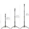 Amazon Basics 64-inch Extendable Tripod for iPhones and Smartphones, Selfie Stick Mode and Phone Tripod Mode, Black