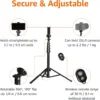 Amazon Basics 64-inch Extendable Tripod for iPhones and Smartphones, Selfie Stick Mode and Phone Tripod Mode, Black