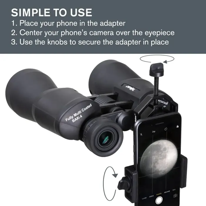 Celestron – Smartphone Photography Adapter for Telescope – Digiscoping Smartphone Adapter – Capture Photos and Video Through Your Telescope or Spotting Scope Eyepiece - Image 4