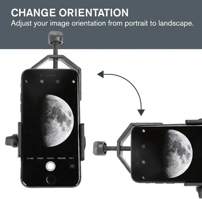 Celestron – Smartphone Photography Adapter for Telescope – Digiscoping Smartphone Adapter – Capture Photos and Video Through Your Telescope or Spotting Scope Eyepiece - Image 6