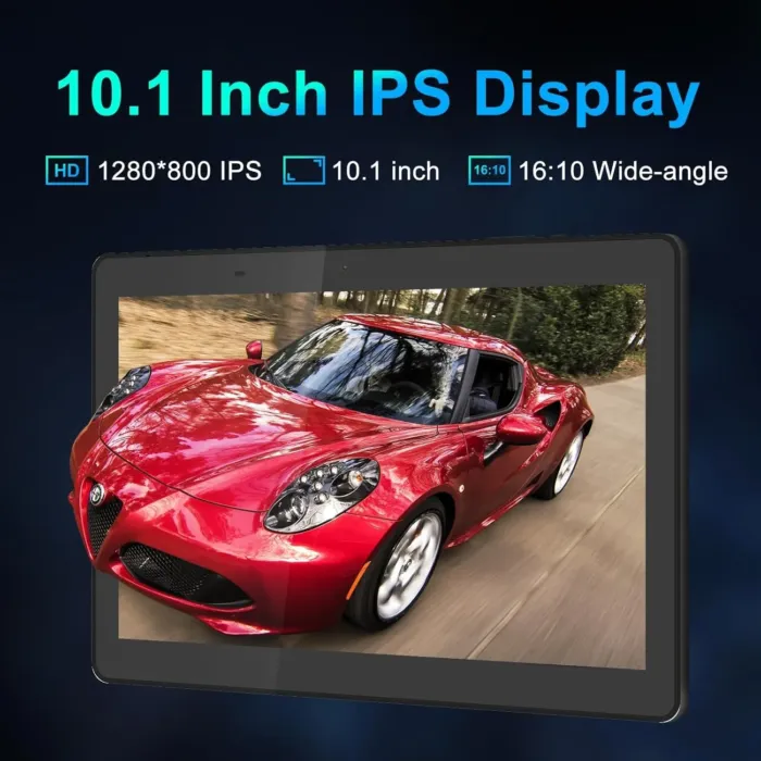 10.1" Android 13 Tablet with Stylus Pen | 6GB RAM 32GB ROM 128GB Expand | Quad-Core CPU, 5000mAh Battery | IPS HD Display | Kid-Friendly & Work Tablet with Screen Protector - Image 7