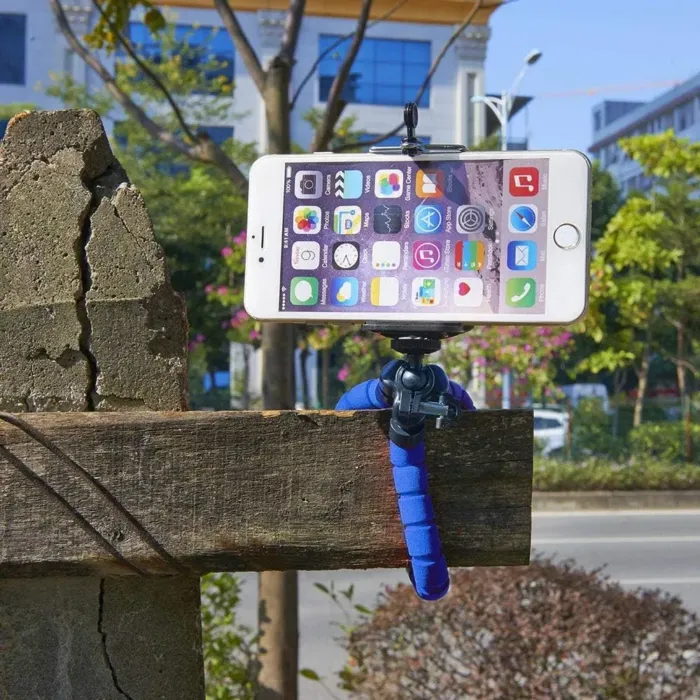 Flexible Tripod Mini Universal Octopus Leg Style Portable and Adjustable Tripod Stand with Clip Bracket Mount Holder for Mobile Phone, Cellphone, Smartphone, Digital Camera - Image 7