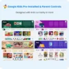 2025 Kids Tablet, Octa-core, Android 14 Tablet for Kids with Case, 6000mAh Battery with Kids Space, Parental Control, Dua l WiFi6, Kids App Pre-Installed, Great Gift for Children