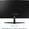 SAMSUNG 27" Essential S3 (S36GD) Series FHD 1800R Curved Computer Monitor, 100Hz, Game Mode, Advanced Eye Comfort, HDMI and D-sub Ports, LS27D366GANXZA, 2024