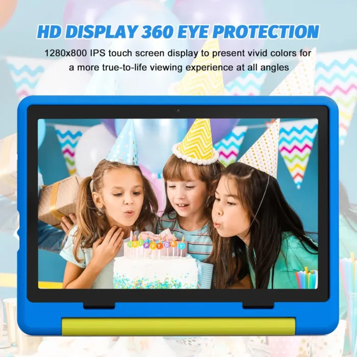 Kids Tablet, Android 14 Tablet for Kids 10 inch Octa-Core with Case, 64GB 1TB TF Card Expandable for Toddler Children, Parental Control, Dual Camera, WiFi,Gift - Image 5