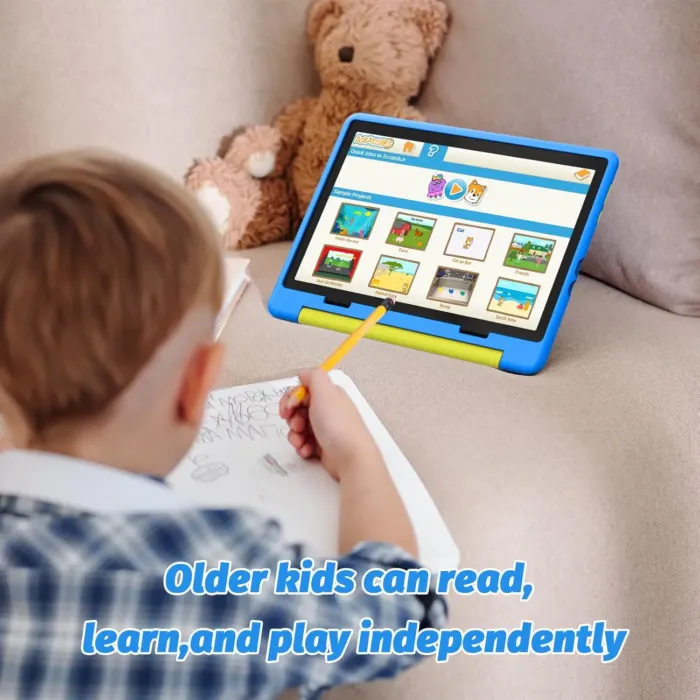 Kids Tablet, Android 14 Tablet for Kids 10 inch Octa-Core with Case, 64GB 1TB TF Card Expandable for Toddler Children, Parental Control, Dual Camera, WiFi,Gift - Image 8