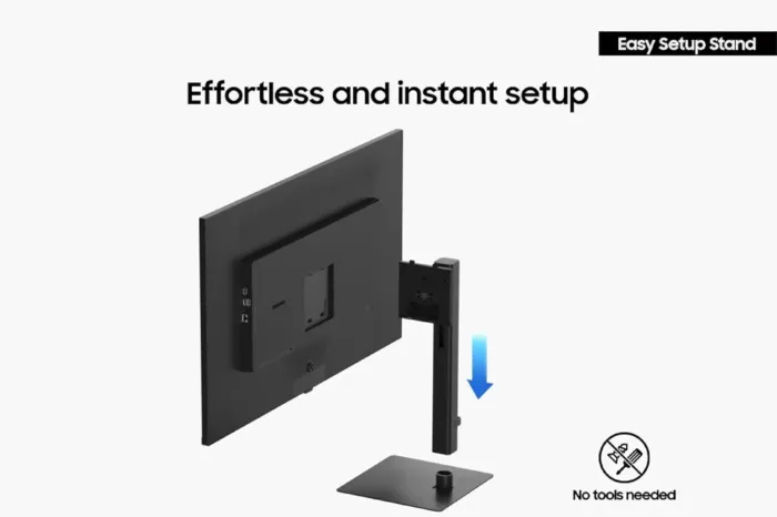 SAMSUNG 37-inch ViewFinity S8 (S80UD) 4K UHD HDR10 High Resolution Monitor, USB-C, Height Adjustable Ergonomic Stand, Built-in KVM Switch, Advanced Eye Care, LS37D800UANXZA, 2025 - Image 6