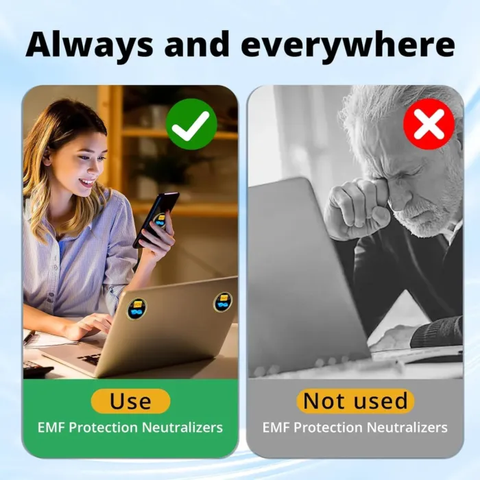 6 Pcs Cell Phone Protection Stickers Neutralizers for Smartphones, Tablets, Laptops, Computers, WiFi, TV, Monitors - All Devices - Image 7