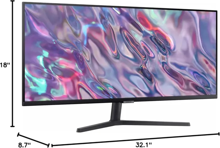 SAMSUNG 34" ViewFinity S50GC Series Ultra-WQHD Monitor, 100Hz, 5ms, HDR10, AMD FreeSync, Eye Care, Borderless Design, PIP, PBP, LS34C502GANXZA, 2023, Black - Image 12